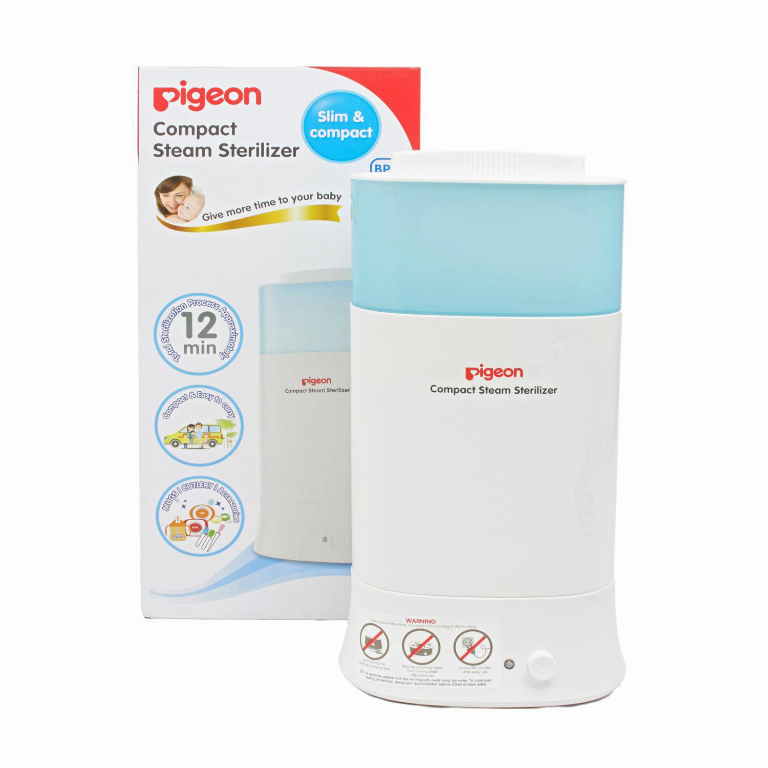 pigeon steam steriliser