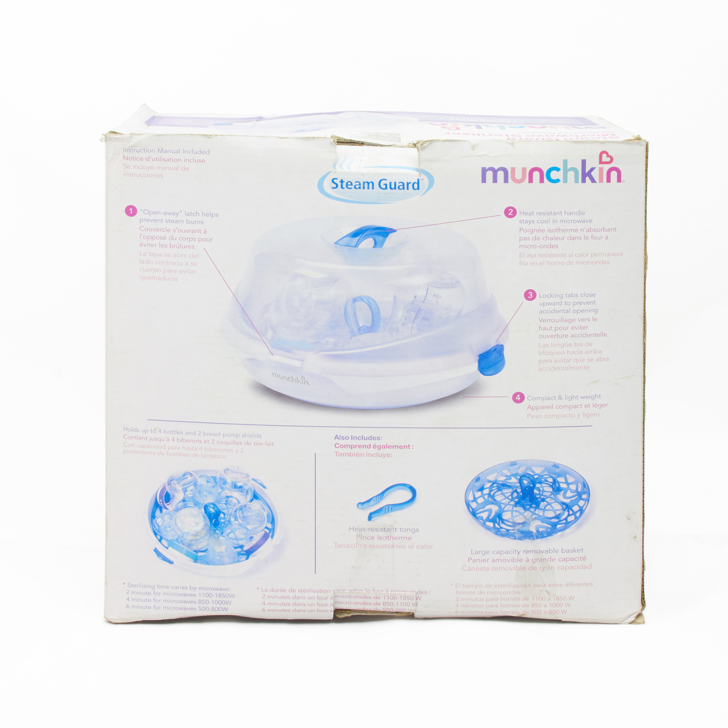 munchkin microwave sterilizer manual